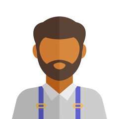 Author icon illustration. author vector. author avatar