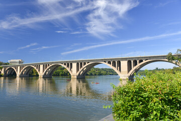 Francis Scott Key Memorial Bridge in Washington D.C. United States of America