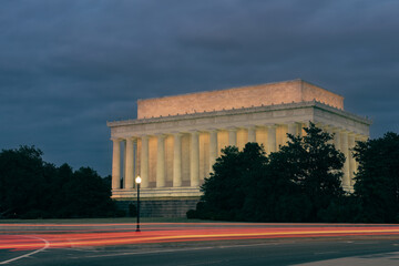 Lincoln Memorial at night - Washington DC United States