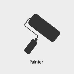 Painter vector icon illustration sign