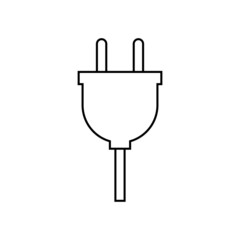 Plug icon in line style