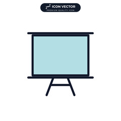 school board icon symbol template for graphic and web design collection logo vector illustration