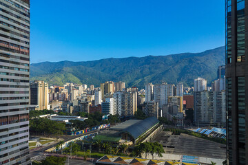 Traveling through Venezuela, Parque Central, a look at the central and iconic area of ​​Caracas...
