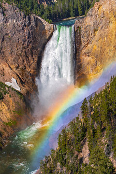 Yellowstone waterfall