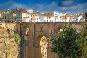 Naklejka na ściany i meble Ronda, Andelucia, Spain