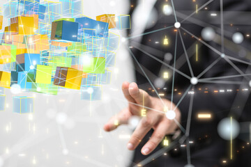 Futuristic wave, Futuristic data stream