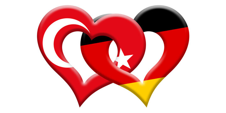 Deutschland Türkei Herzen