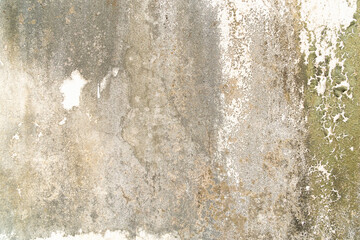 The color of the walls of the house is peeling due to moisture causing damage to the house. cause mold and cause the color to peel. Old plaster walls and deteriorated wall paint.