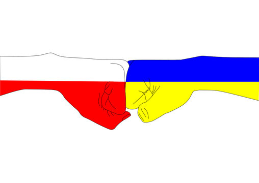 Pomoc Polski dla Ukrainy, Polish aid for Ukraine, ikona, symbol, icon, symbol