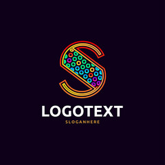 Obraz premium letter S logo