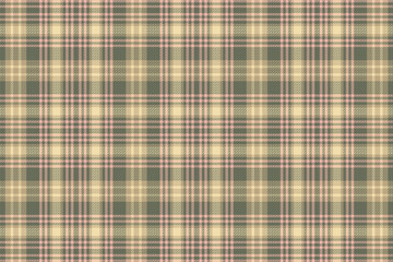 Seamless tartan plaid pattern with texture and pastel color.