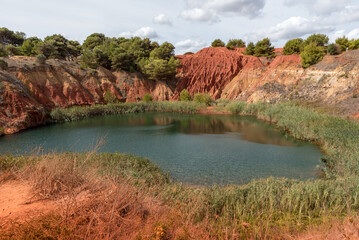 Otranto Puglia bauxite lake