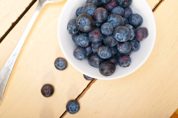 fresh blueberry bowl