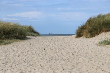 Düne mit Meerblick