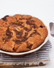 New York Times traditional seasonal plum cake.