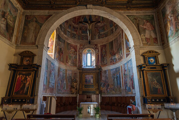 Isernia, Molise. The Sanctuary of SS Cosma e Damiano