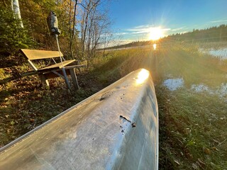 boat on the river