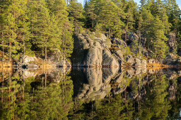 View of The Lake Matildanjarvi, Teijo National Park, Finland