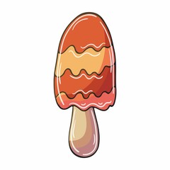 Autumn illustration in hand drawn style. Children's drawing