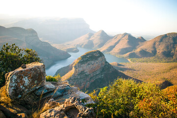 Fototapeta premium Three Rondawels, Blyde River Canyon in South Africa