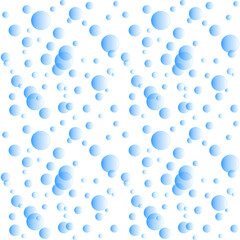 Seamless pattern bubbles on white background