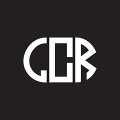 LCR letter logo design on black background. LCR creative initials letter logo concept. LCR letter design.