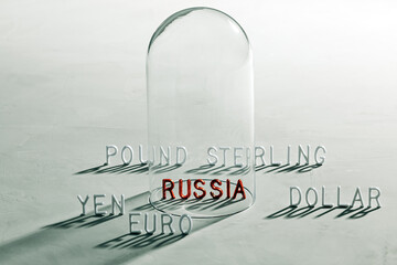 The concept of sanctions for Russia to close the ability to pay in foreign currencies
