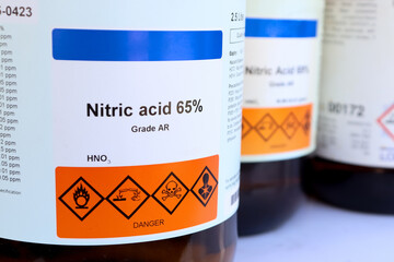 Nitric acid danger chemical