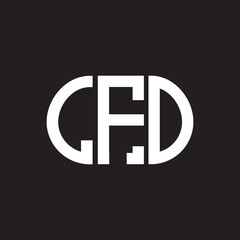 LFO letter logo design on black background. LFO creative initials letter logo concept. LFO letter design.