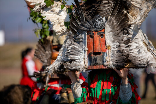 Masquerade festival in Elin Pelin, Bulgaria