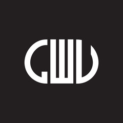 LWU letter logo design on black background. LWU creative initials letter logo concept. LWU letter design.
