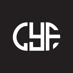 LYF letter logo design on black background. LYF creative initials letter logo concept. LYF letter design.
