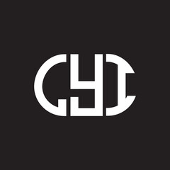 Obraz premium LYI letter logo design on black background. LYI creative initials letter logo concept. LYI letter design.