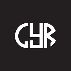 LYR letter logo design on black background. LYR creative initials letter logo concept. LYR letter design.