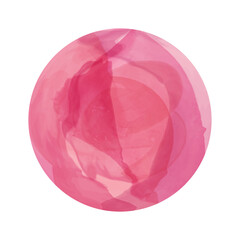 Watercolour circle textures. Bright color vector illustration.