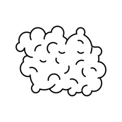 wool textile color icon vector illustration