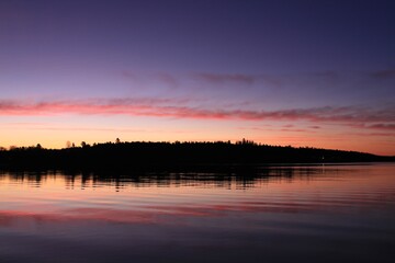 reflection of clouds in the water - Lysaker