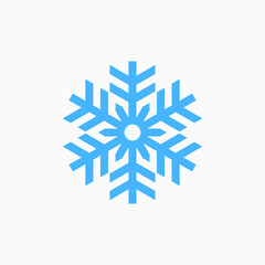 Snowflake vector icon