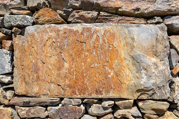 background of an ancient wall made of stones