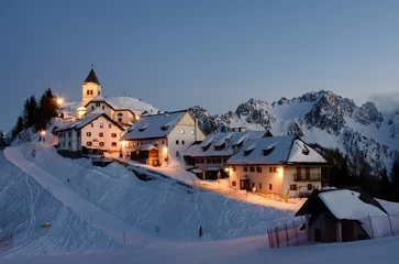 Monte Lussari in February 2022 © tom449c