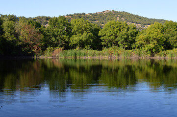 Fototapeta premium Reflections in the mountain lake