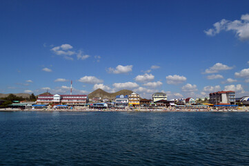 Fototapeta premium A liitle town near the sea