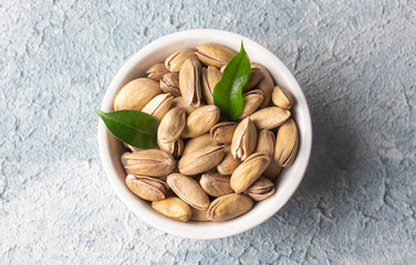 Pistachios (Antep Fistigi). Close up of organic pistachios in the market. Turkish bazaar. Healthy eating concept.