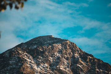 Obraz premium Swiss mountains - monumental rock formations in the Alps