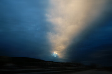 Fototapeta premium rainbow in the sky