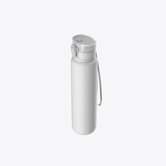 Plastic Sport Bottle . 3D render