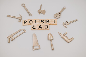 Polski Ład i narzędzia wokół niego - obrazy, fototapety, plakaty