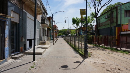 street in the district la boca