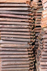 Hintergrund : Alte Dachziegel.