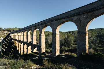 The Ferreres Aqueduct near Tarragona, Spain